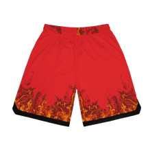 Load image into Gallery viewer, &quot;Ghost Rider&quot; Rib Shorts  red
