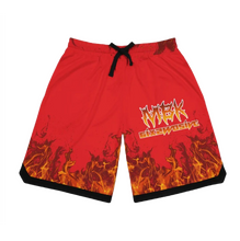 Load image into Gallery viewer, &quot;Ghost Rider&quot; Rib Shorts  red
