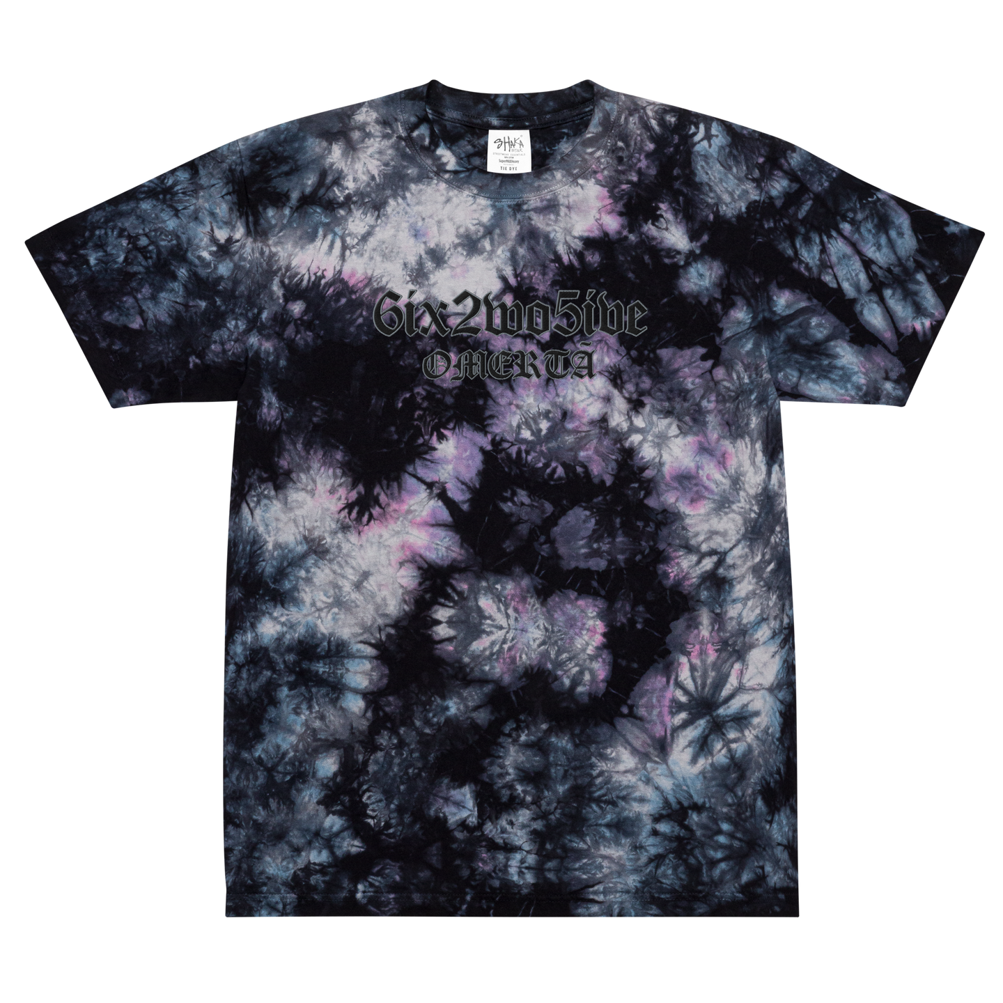 OMERTA Oversized tie-dye t-shirt